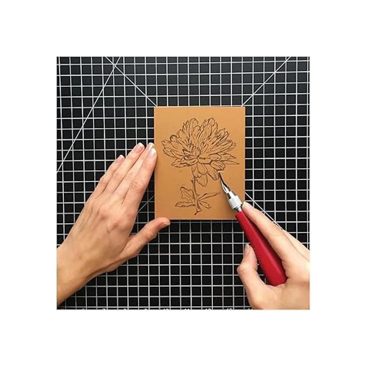 Speedball Cortador de linóleo estilo cúter con varias_6