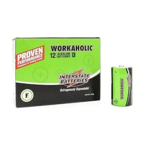 Interstate Batteries Batería alcalina D Cell paquete de_3