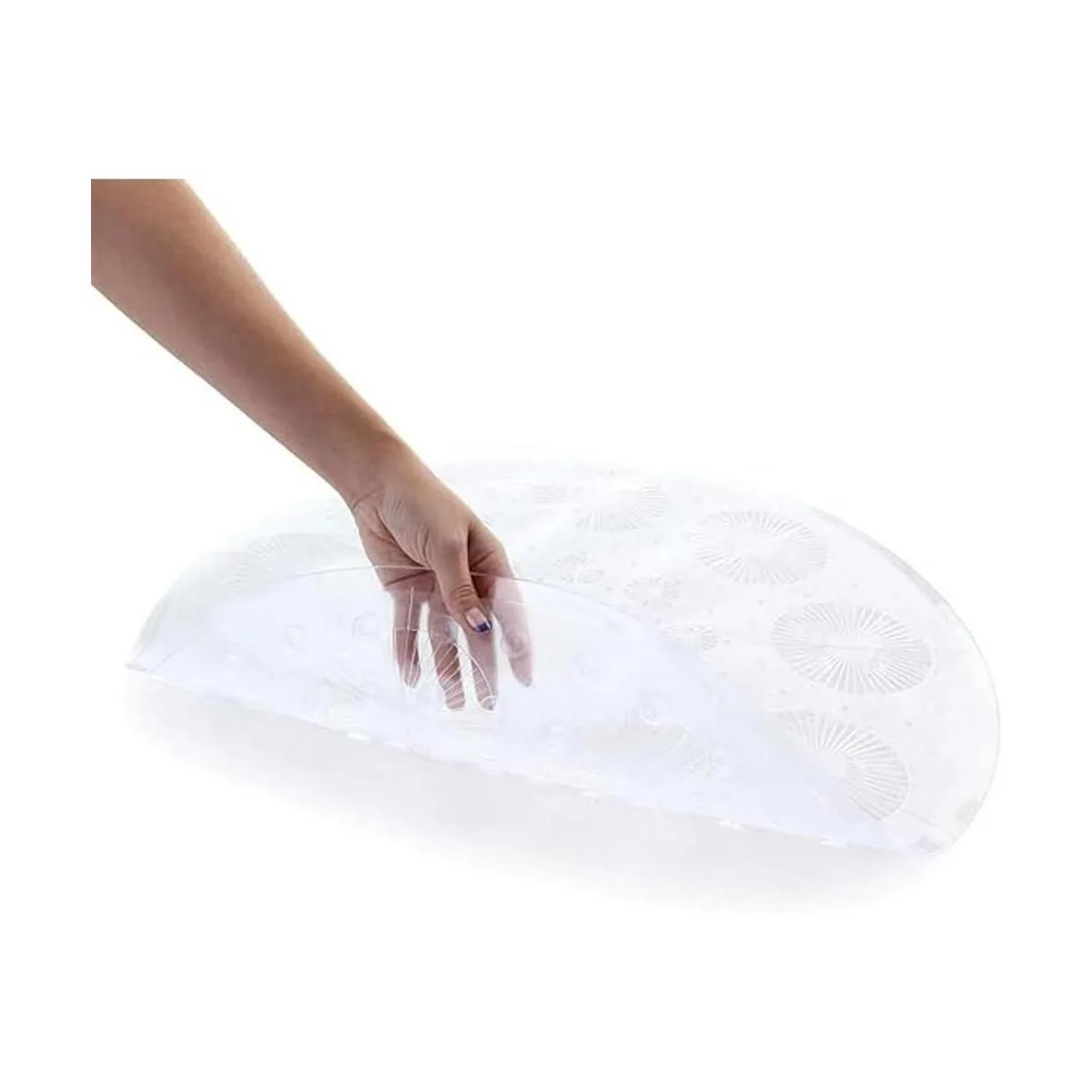 Tapete redondo para la regadera Vinilo Transparente_3