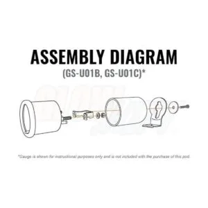GlowShift vaina universal de metal de un solo indicador_5