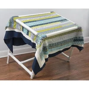 Dritz Quilters Marco de piso ajustable color blanco_2