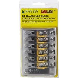 Blue Sea Systems Bloque de fusibles 5015 AGC 6CIR Wtierra_1