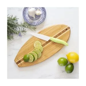 Tabla Totally Bamboo de bambú para cortar y servir en_3