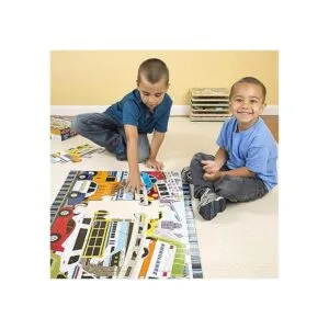 Melissa Doug Traffic Jam Rompecabezas jumbo 24 piezas_2