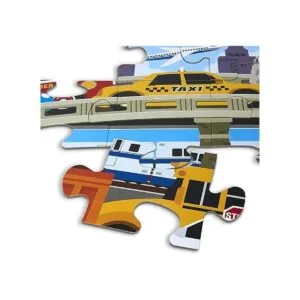 Melissa Doug Traffic Jam Rompecabezas jumbo 24 piezas_3