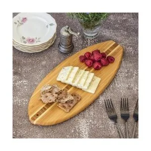Tabla Totally Bamboo de bambú para cortar y servir en_2