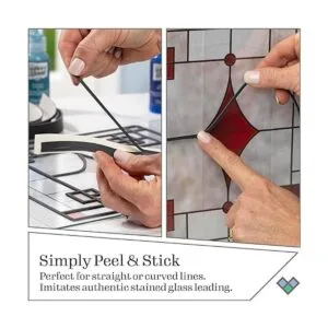 Gallery Glass Líneas de plomo instantáneas 72 pies 18