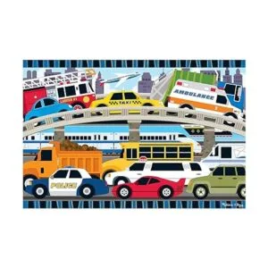 Melissa Doug Traffic Jam Rompecabezas jumbo 24 piezas_4