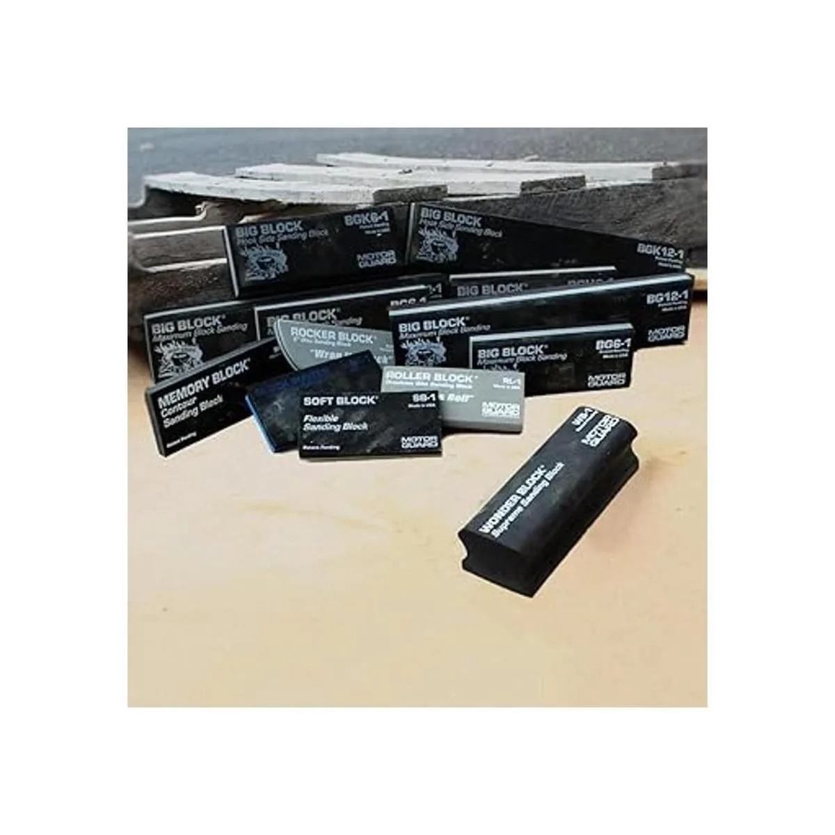 Motor Guard Bloque de lijado máximo de bloque grande_6