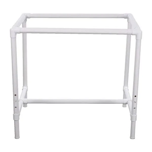 Dritz Quilters Marco de piso ajustable color blanco_1