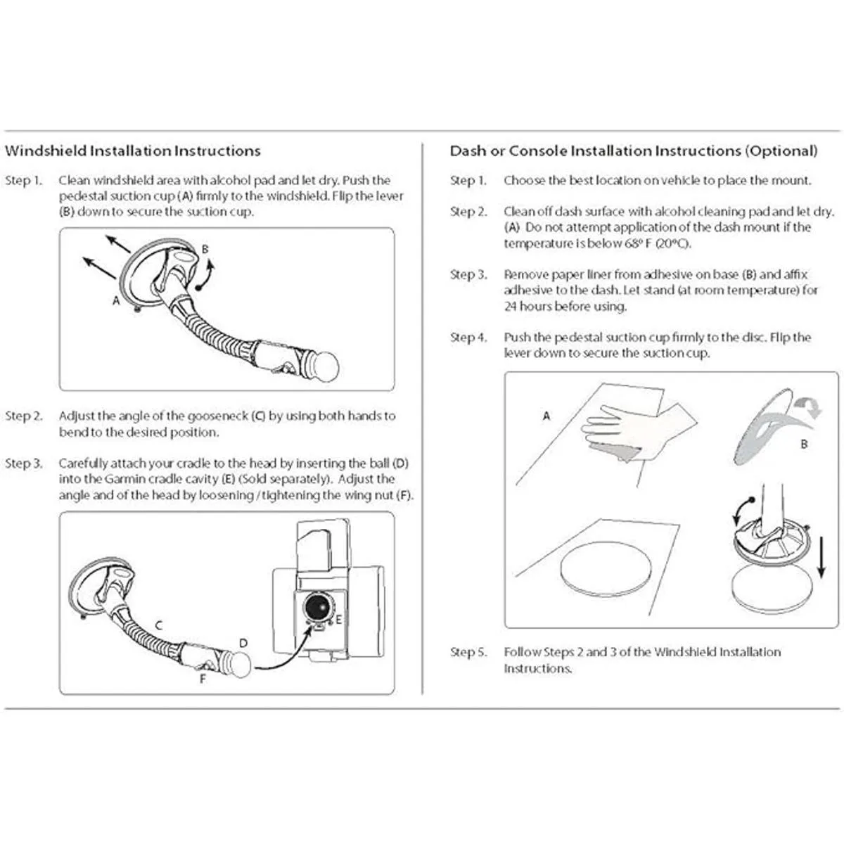 Arkon GPS Car Mount para Garmin Nuvi 40 50 200 2013 24x5_2
