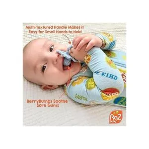 RaZbaby RaZberry Mordedera de silicona para bebé 2_3