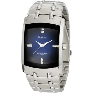 Armitron Reloj de acero inoxidable con detalles de cristal_1