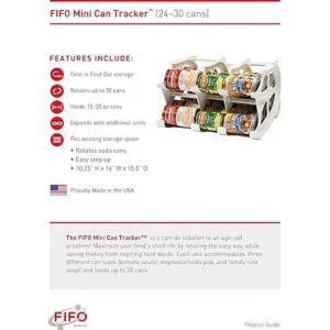 FIFO mini organizadordespachador para almacenar_2