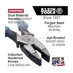 Klein Tools J2139NE Alicates de corte lateral alto_2