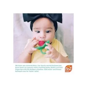 RaZbaby RaZberry Mordedera de silicona para bebé 2_6