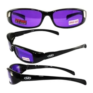 NEW ATTITUDES Lentes de sol elegantes Lentes morados_4