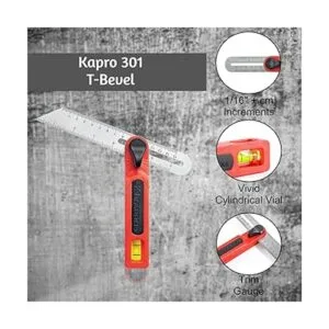 Kapro Bisel en T 301 Hoja de acero inoxidable Cuenta_2