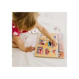 Melissa Doug Rompecabezas de sonido de vehículos_3