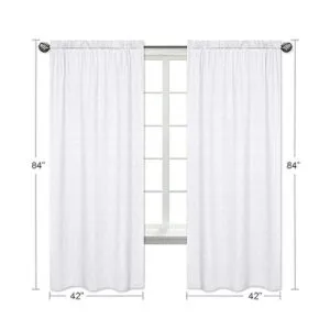 Sweet Jojo Designs 2 piezas blanco con ojales Tratamiento_5