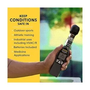 General Tools Monitor de estrés térmico de mano WBGT8758_4