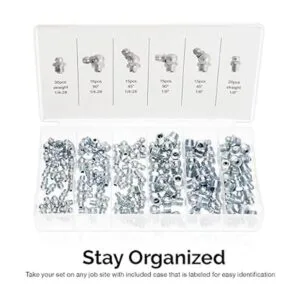 Neiko 50463A SAE Juego de acoples con grasa hidráulica