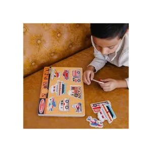 Melissa Doug Rompecabezas de sonido de vehículos_6