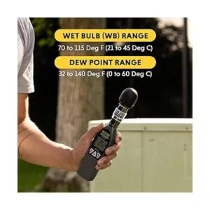 General Tools Monitor de estrés térmico de mano WBGT8758_5