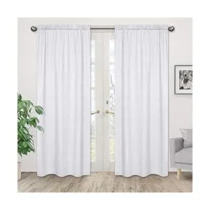 Sweet Jojo Designs 2 piezas blanco con ojales Tratamiento_2