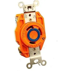 Leviton 2620IG 30 Amp 250 Volt Receptáculo de bloqueo de_1