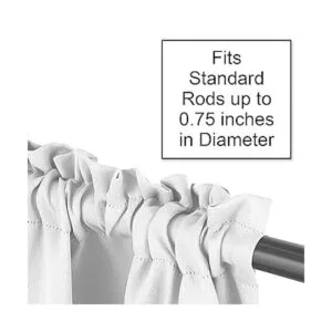 Sweet Jojo Designs 2 piezas blanco con ojales Tratamiento_4