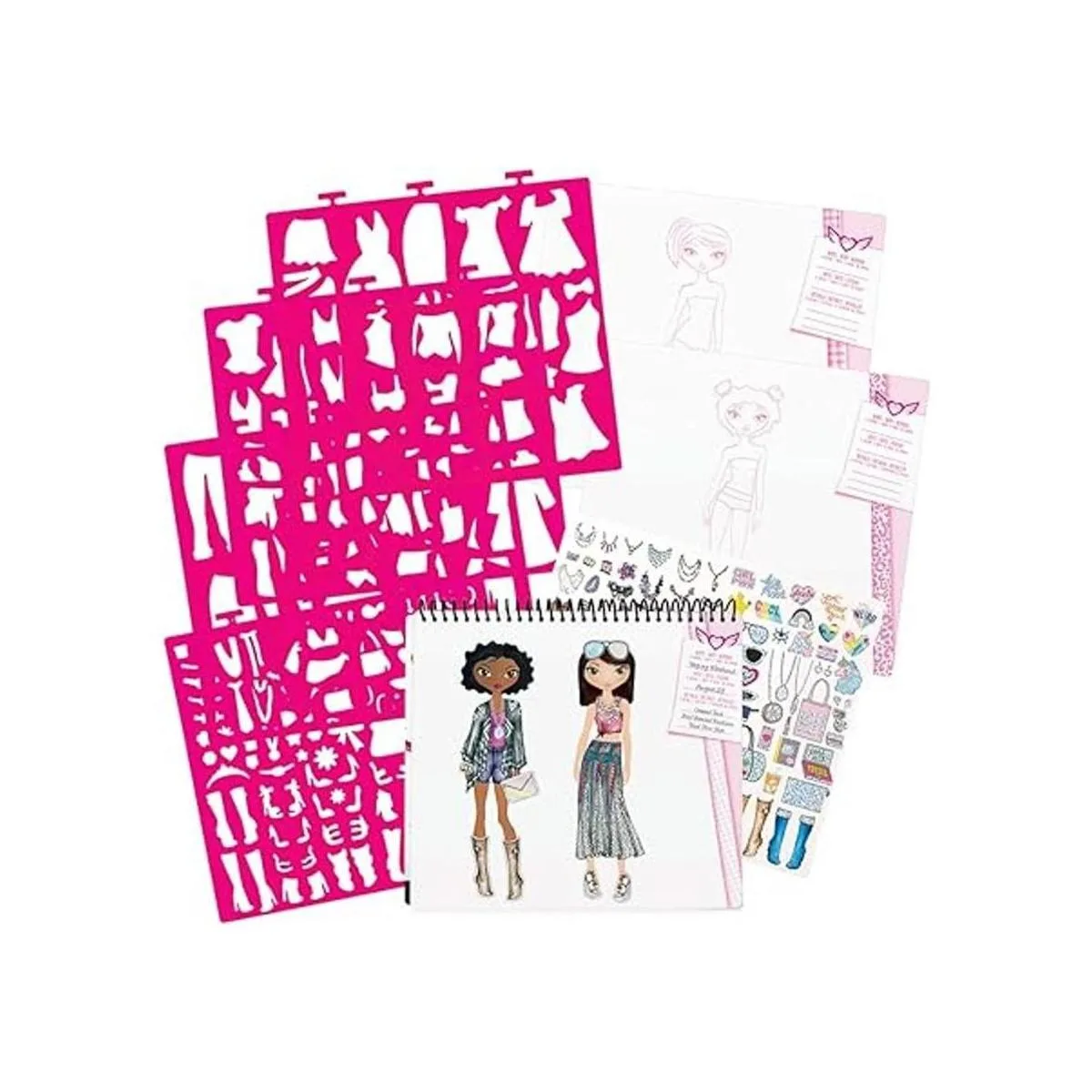 Fashion Angels Cuaderno de bocetos de diseño de moda para_2