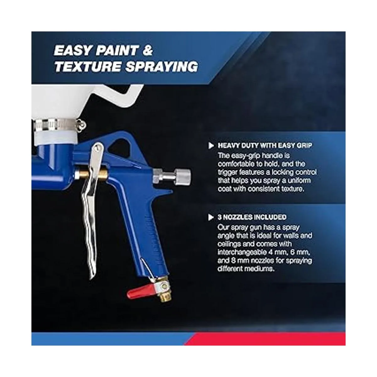 Hiltex 31229 de rociado texturada neumática tolva_3