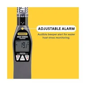 General Tools Monitor de estrés térmico de mano WBGT8758_6