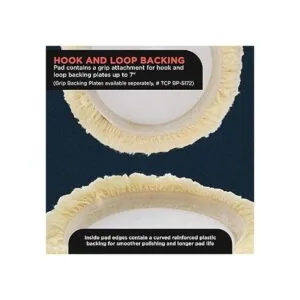 Almohadilla para pulir de gancho y lazo para cortar y_3