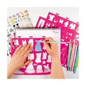 Fashion Angels Cuaderno de bocetos de diseño de moda para_5