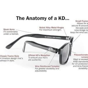 Lentes Pacific Coast estilo motociclista Original KD_2