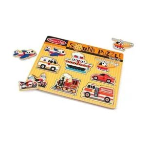 Melissa Doug Rompecabezas de sonido de vehículos_4