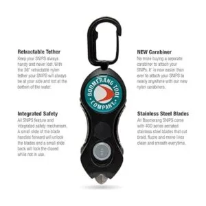 Boomerang Tool Company SNIP cortadores de línea de pesca_4