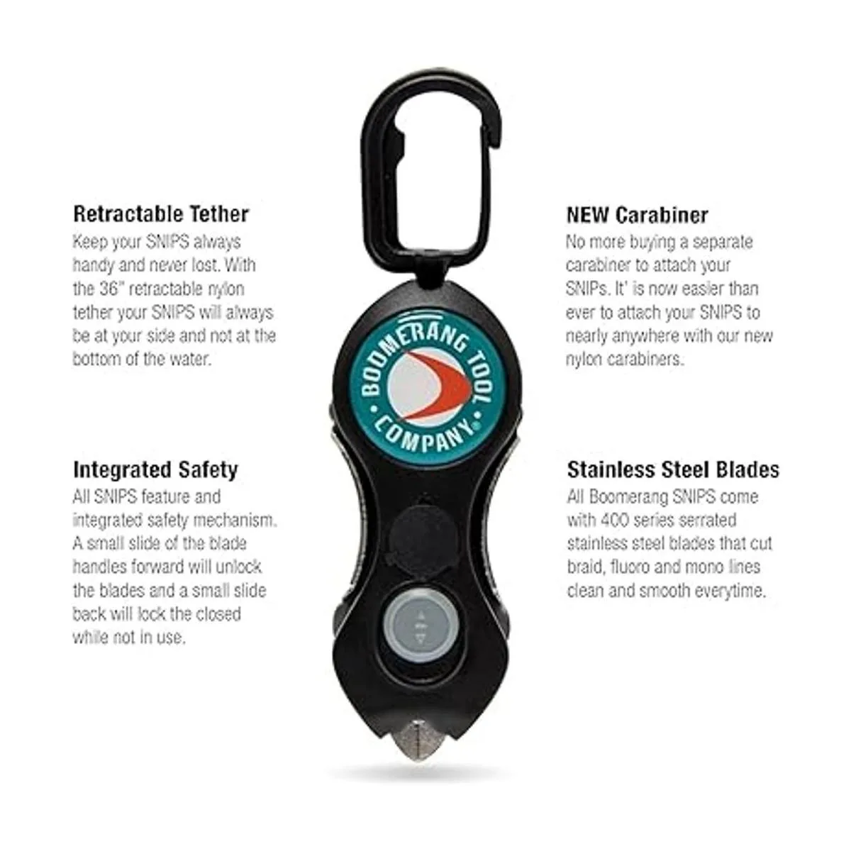 Boomerang Tool Company SNIP cortadores de línea de pesca_4