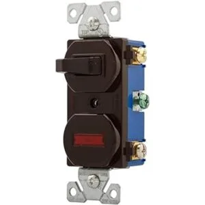 Eaton 277B 15 Amp Single Pole Combinación interruptor y_2