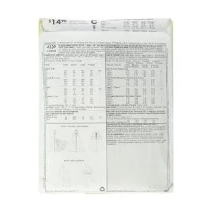 McCalls M4139 Disfraz de capa con forro y sin forro para_2
