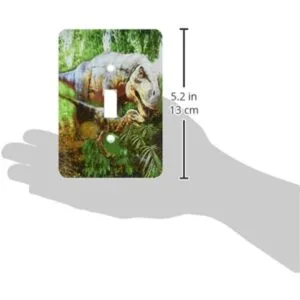 3dRose lsp40961 Dinosaurios Interruptor de palanca_2