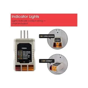 Power Gear Probador de receptáculos estándar de 3 cables_4