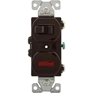 Eaton 277B 15 Amp Single Pole Combinación interruptor y_1