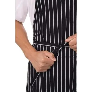 Chef Works Mandil estampado con gis con pechera y_4