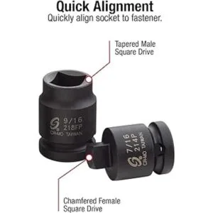 Sunex 2841 Juego de enchufe de tubo de transmisión de 12_3