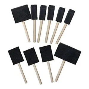Rock Ridge Tools Juego de pinceles de espuma con mango de_1