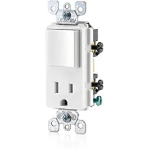 Leviton interruptor resistente con combinación de botón y_1