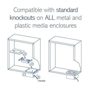 OnQ Kit de toma de corriente dúplex con protección contra_5